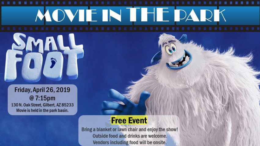FREE Movie in The Park - Small Foot